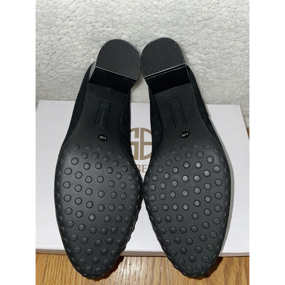 Giani Bernini Memory Foam Tavettil Black Suede Heels Shoes Size 8.5 M - Picture 6 of 10